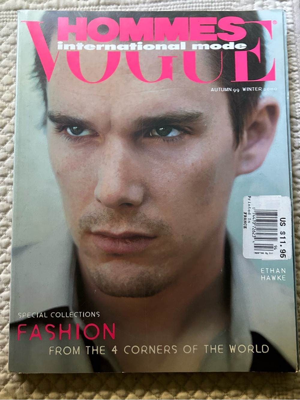 Hommes International Vogue:  Ethan Hawke Autumn 1999 Winter 2000